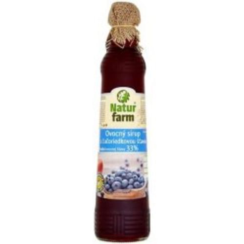 NaturFarm Sirup borůvka 33 % 700 ml