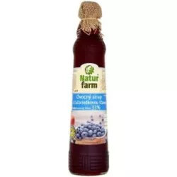 NaturFarm Sirup borůvka 33 % 700 ml