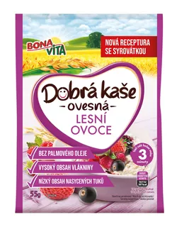 Bonavita Dobrá kaše ovesná lesní ovoce 55 g