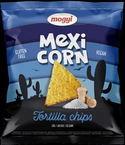 Tortilla chips kukuřičný snack solený 90 g