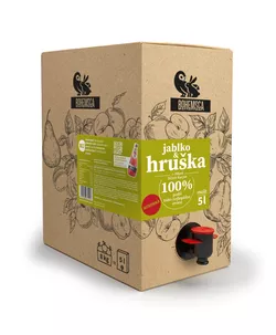 Mošt jablko a hruška 50%/50% 5 l