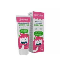 Nordics Dětská zubní pasta Bubble gum 50 ml