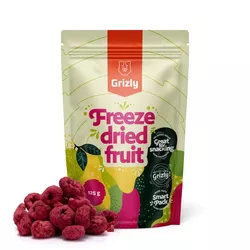 GRIZLY Maliny lyofilizované XXL 125 g