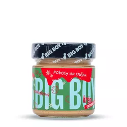 BIG BOY Kokosy na sněhu - Lískový krém s kokosem a bílou čokoládou 220g