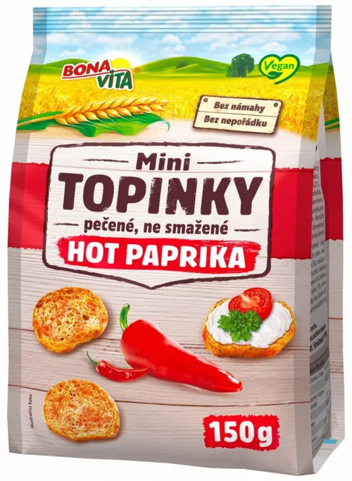 MINI topinky paprika 150 g