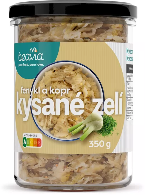 Kysané bílé zelí s fenyklem a koprem 350 g