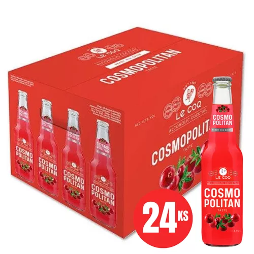 LE COQ Koktejl Cosmopolitan KARTON 24x 330 ml