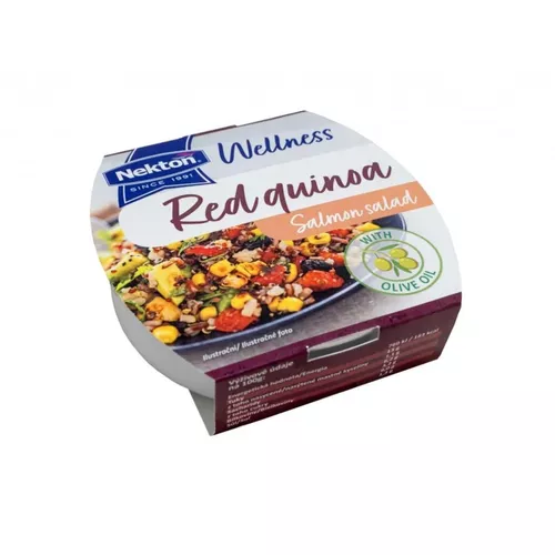 Lososový salát WELLNES RED QUINOA 160 g