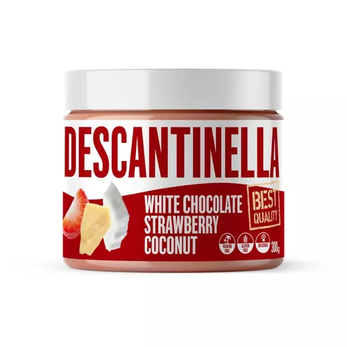 Descantinella Oříškový krém white chocolate strawberry coconut 300 g