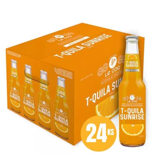 LE COQ Koktejl Tequila Sunrise KARTON 24x 330 ml