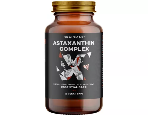 BrainMax Astaxanthin Complex, 60 rostlinných kapslí