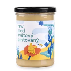 Raw med květový pastovaný 500 g