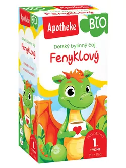 Apotheke Dětský čaj fenyklový BIO 20 sáčků