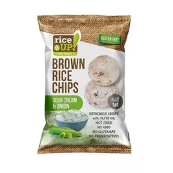 Rice Up Rýžové chipsy smetana, cibule 60 g