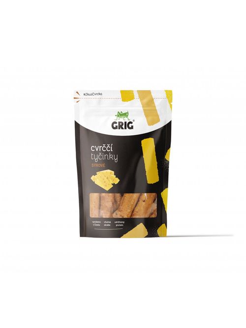 GRIG Proteinové cvrččí tyčinky - Sýrové 100g