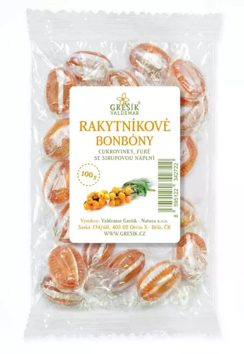 Rakytníkové bonbóny 100 g