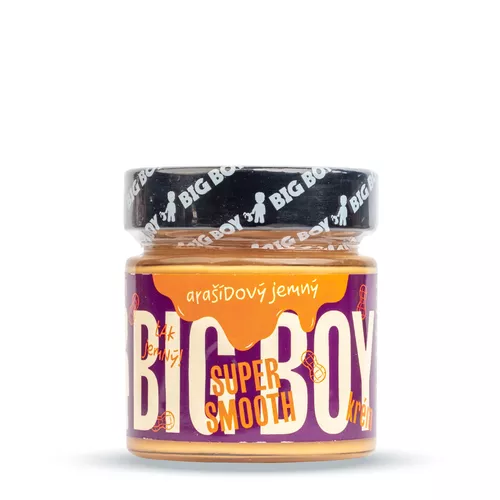 BIG BOY Arašídový krém super smooth 220g