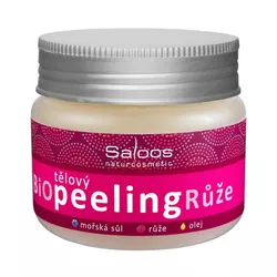 Saloos Tělový peeling růže BIO 140 ml