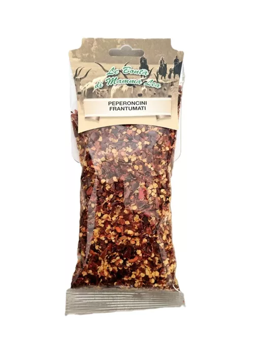 Drcené chilli papričky, 100 g