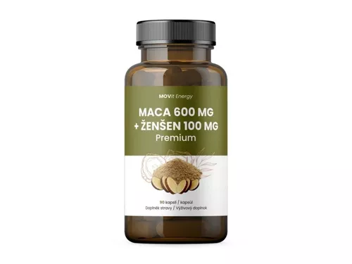 Maca 600 mg + Ženšen 100 mg 90 tablet