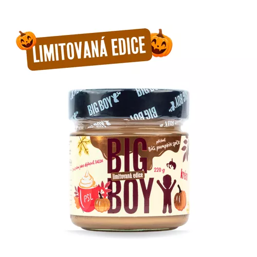 BIG BOY BIG Pumpkin spice - Arašídový krém s příchutí dýňového koření 220g