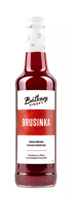 Brusinkový sirup 500 ml