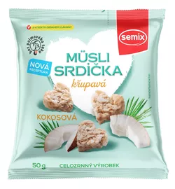 SEMIX Müsli srdíčka s kokosem 50 g