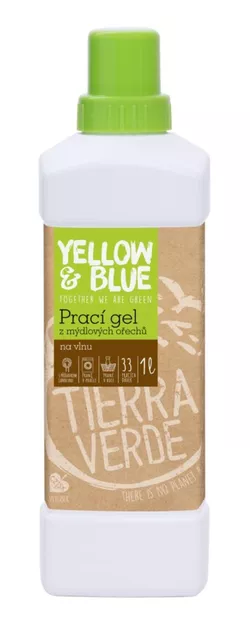 Yellow & Blue Prací gel z mýdlových ořechů na vlnu a funkční textil z merino vlny (láhev) 1 l