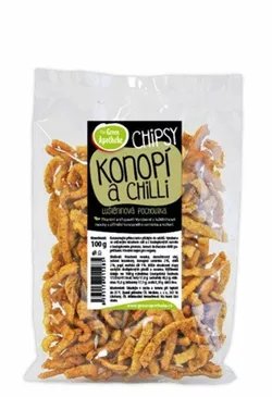 Green Apotheke Chipsy s konopným semínkem a chilli