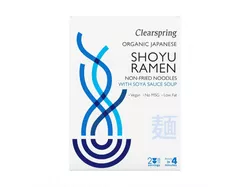 Clearspring Shoyu Ramen japonská nudlová polévka se sójovou omáčkou BIO 2 x 105 g