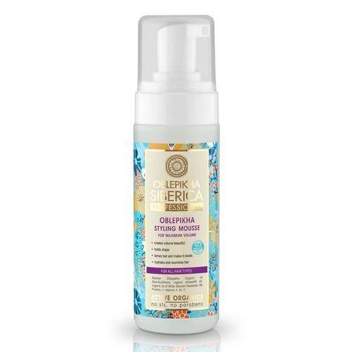 Natura Siberica Rakytníková pěna pro maximální objem 170 ml