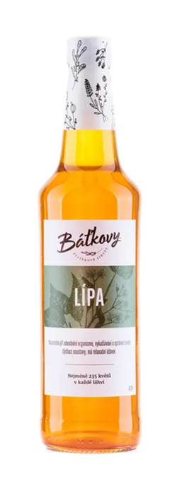 Báťkovy sirupy Lipový sirup 500 ml