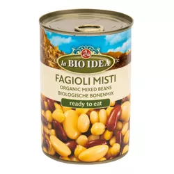 BIO IDEA Fazole mix sterilované 400 g