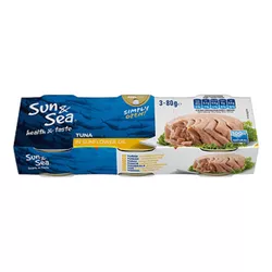 Sun & Sea Tuňák ve slunečnicovém oleji 3x80 g