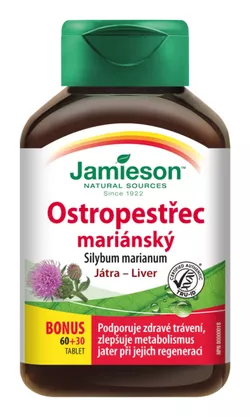 Jamieson Ostropestřec mariánsky 60+30 tablet