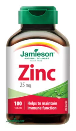 Jamieson Zinek 25 mg 100 tablet (min. 6 měsíců)