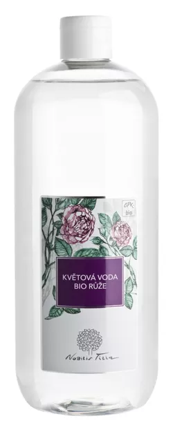 Nobilis Tilia Květová voda BIO Růže 1000 ml plastová lahev