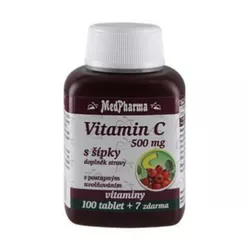 MedPharma Vitamin C 500 mg s šípky, prodloužený účinek 107 tablet