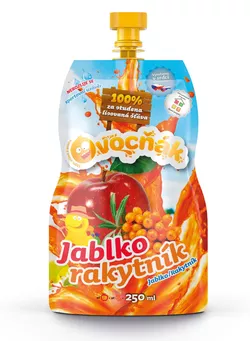 Ovocňák Mošt jablko - rakytník 250 ml