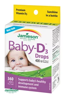 Jamieson Baby-D™ Vitamín D3 400 IU kapky 11,7 ml kapky