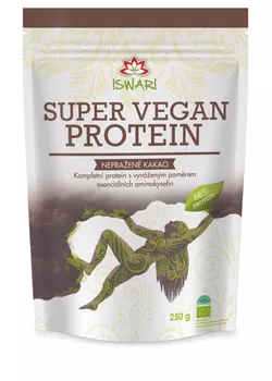 Iswari Super vegan 66% protein kakao BIO 250 g