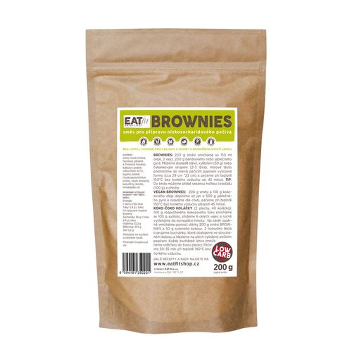 EATfit Bezlepková směs Low carb Brownies 200 g