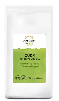 Probio Cukr moučkový třtinový BIO 400 g