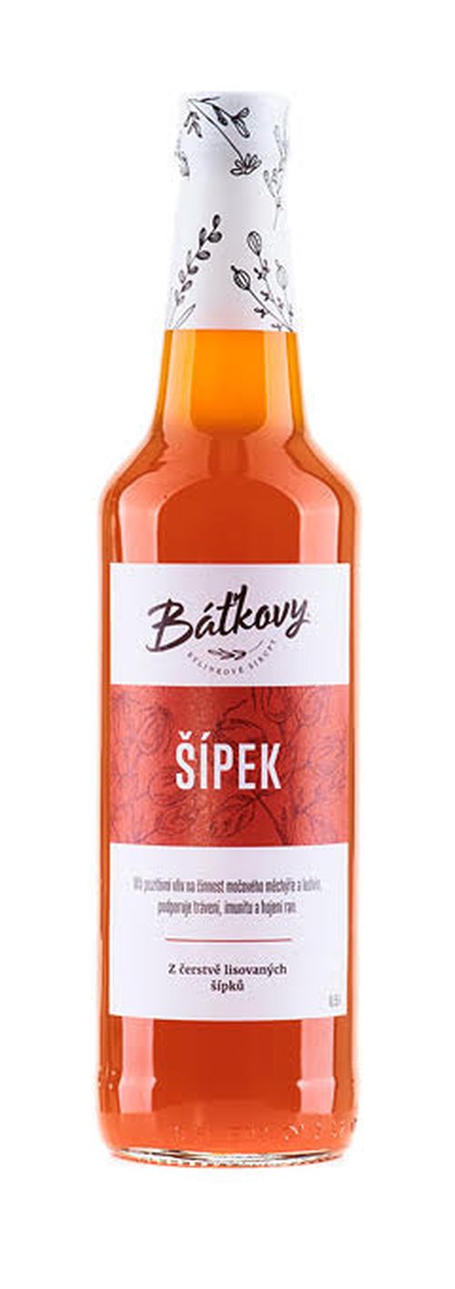 Báťkovy sirupy Šípkový sirup 500 ml