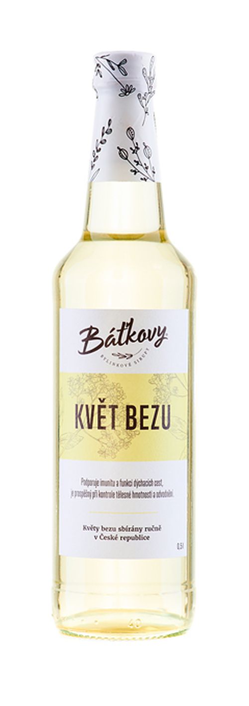 Báťkovy sirupy Bezový sirup 500 ml