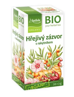 Apotheke BIO Hřejivý zázvor s rakytníkem 20 sáčků