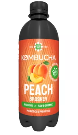 Long life biotea Kombucha broskev 500 ml