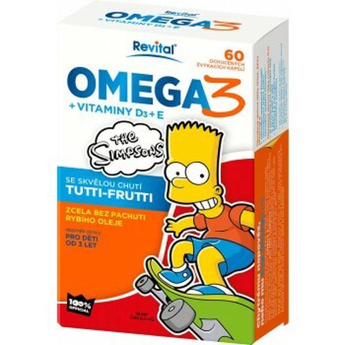 The Simpsons Omega 3 + vitamín D, E 30 tablet