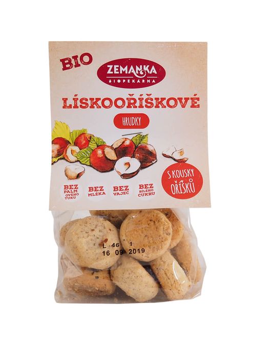 Biopekárna Zemanka BIO Lískooříškové hrudky 100 g