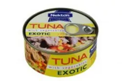 Nekton Tuňák kousky se zeleninou EXOTIC 170 g